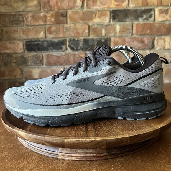 Brooks Trace 3 Gray Black Road Running Walking Shoes Sneakers Men's 9.5 - Picture 14 of 16
